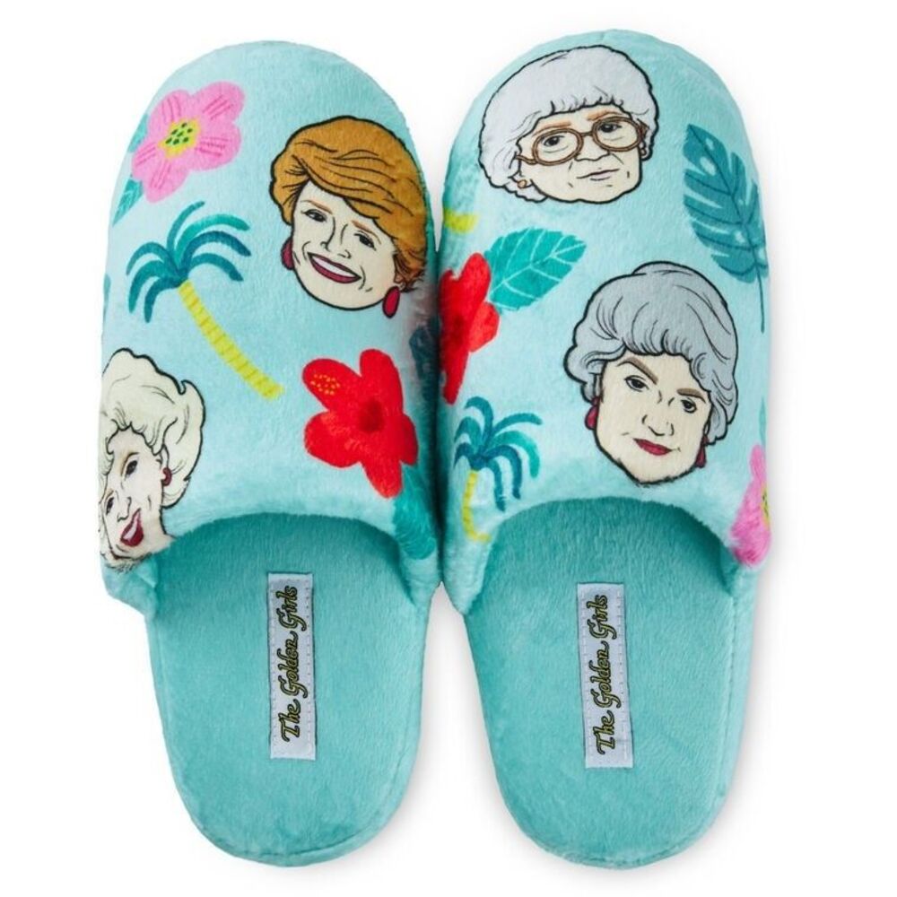 Hallmark The Golden Girls Scuff Slippers  L/XL (fits women up to 12.5)  NWT